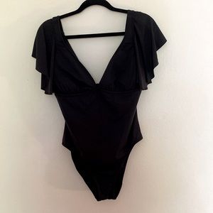 Blue Rod Beattie Black Bathing Suit Size 12